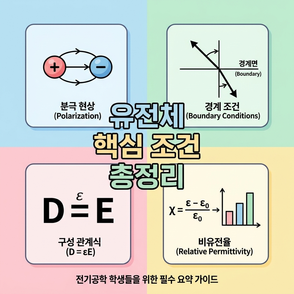 [전자기학] 제4장 유전체 (분극의 세기와 경계 조건)