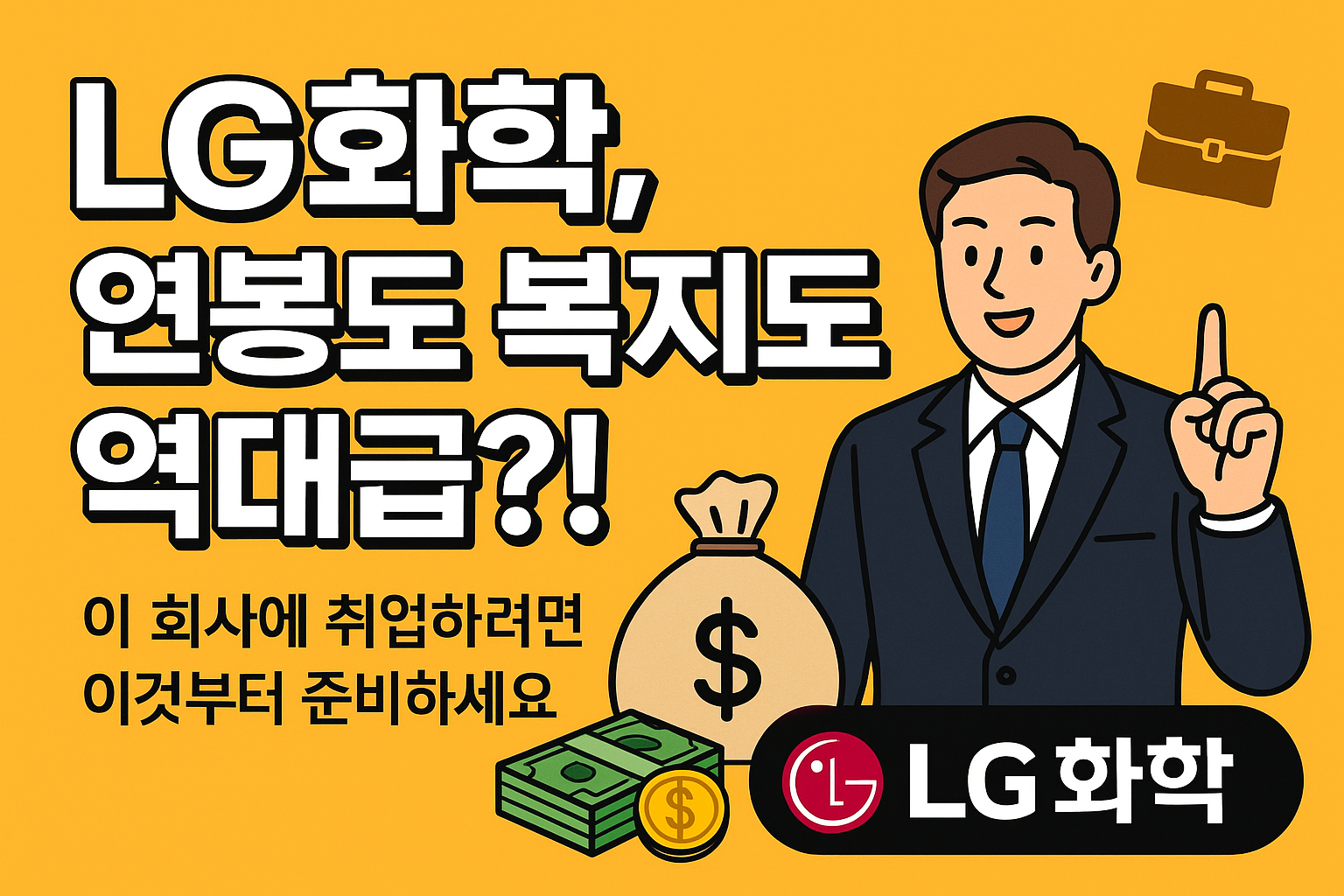 LG화학, 연봉도 복지도 역대급?!