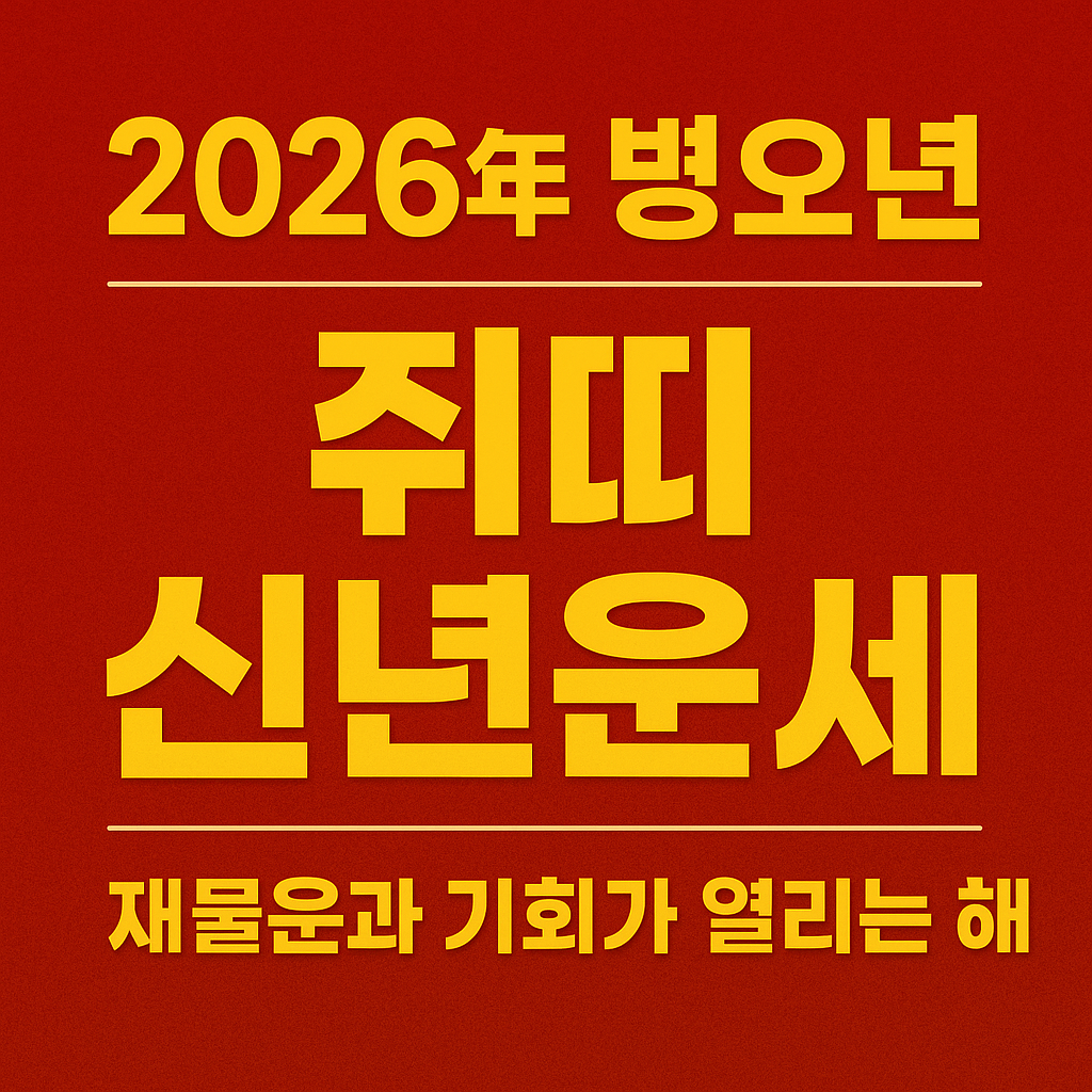 2026년 병오년 신년운세 - 사진