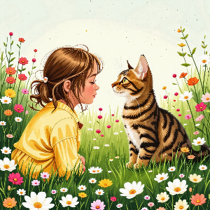 고양이와 소녀