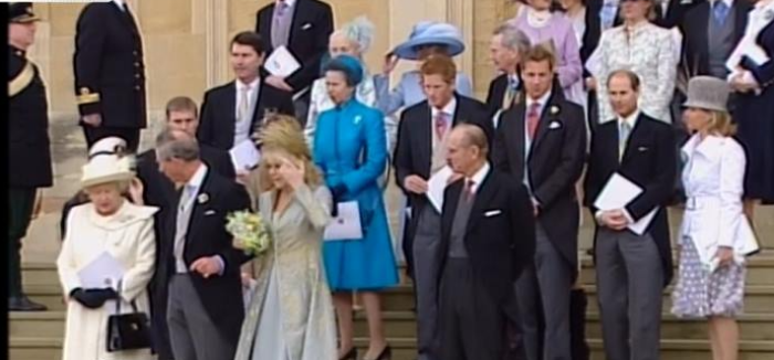 카밀라와 찰스 왕세자의 결혼식