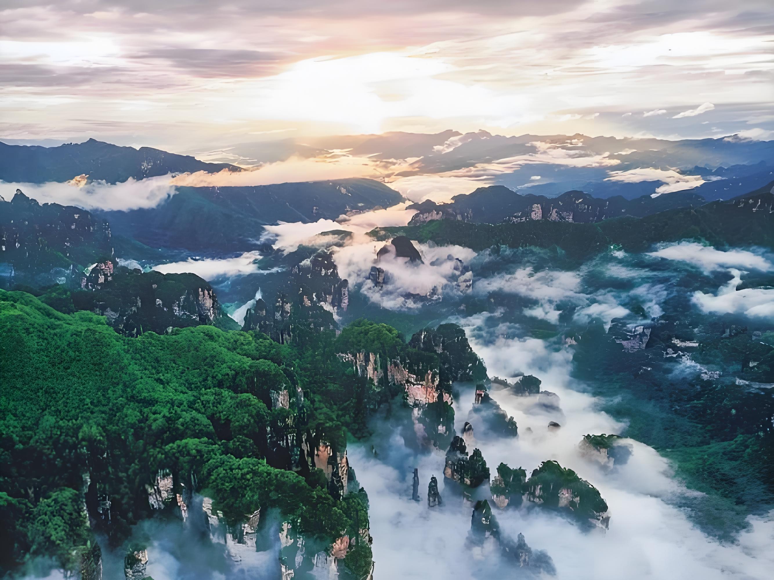 중국 장자제 사진