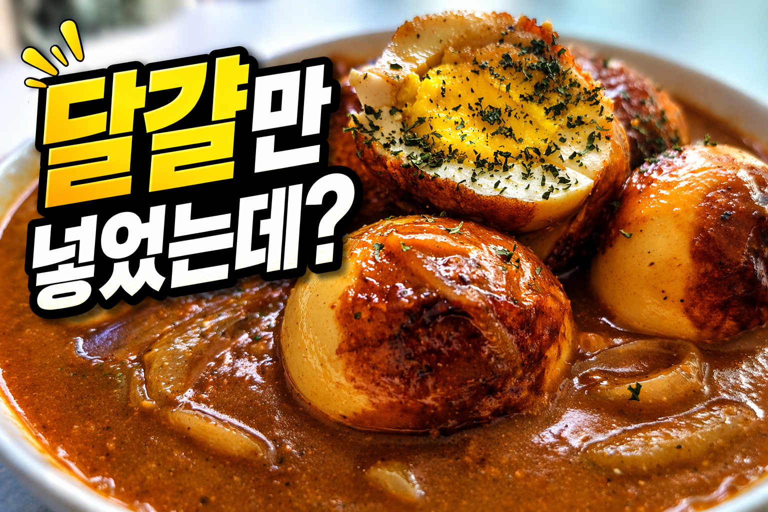 구운계란카레