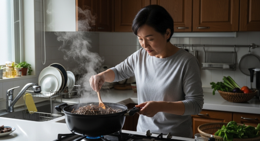 고사리 독성 제거 삶기