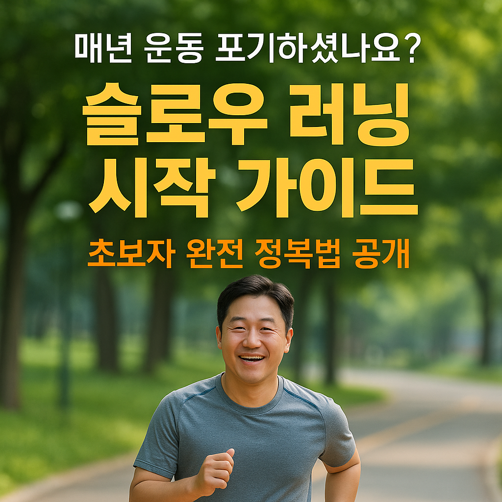 슬로우 러닝 시작 가이드 - 초보자 완전 정복