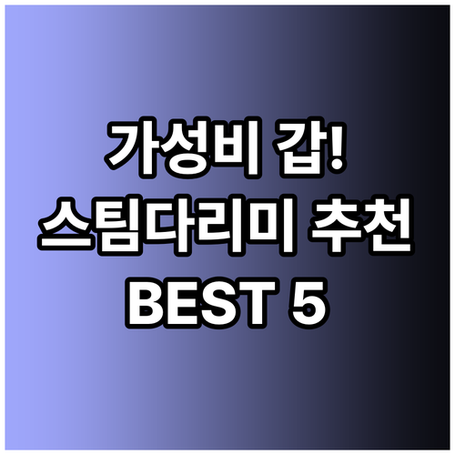 가성비 스팀다리미 BEST 5 사용자
