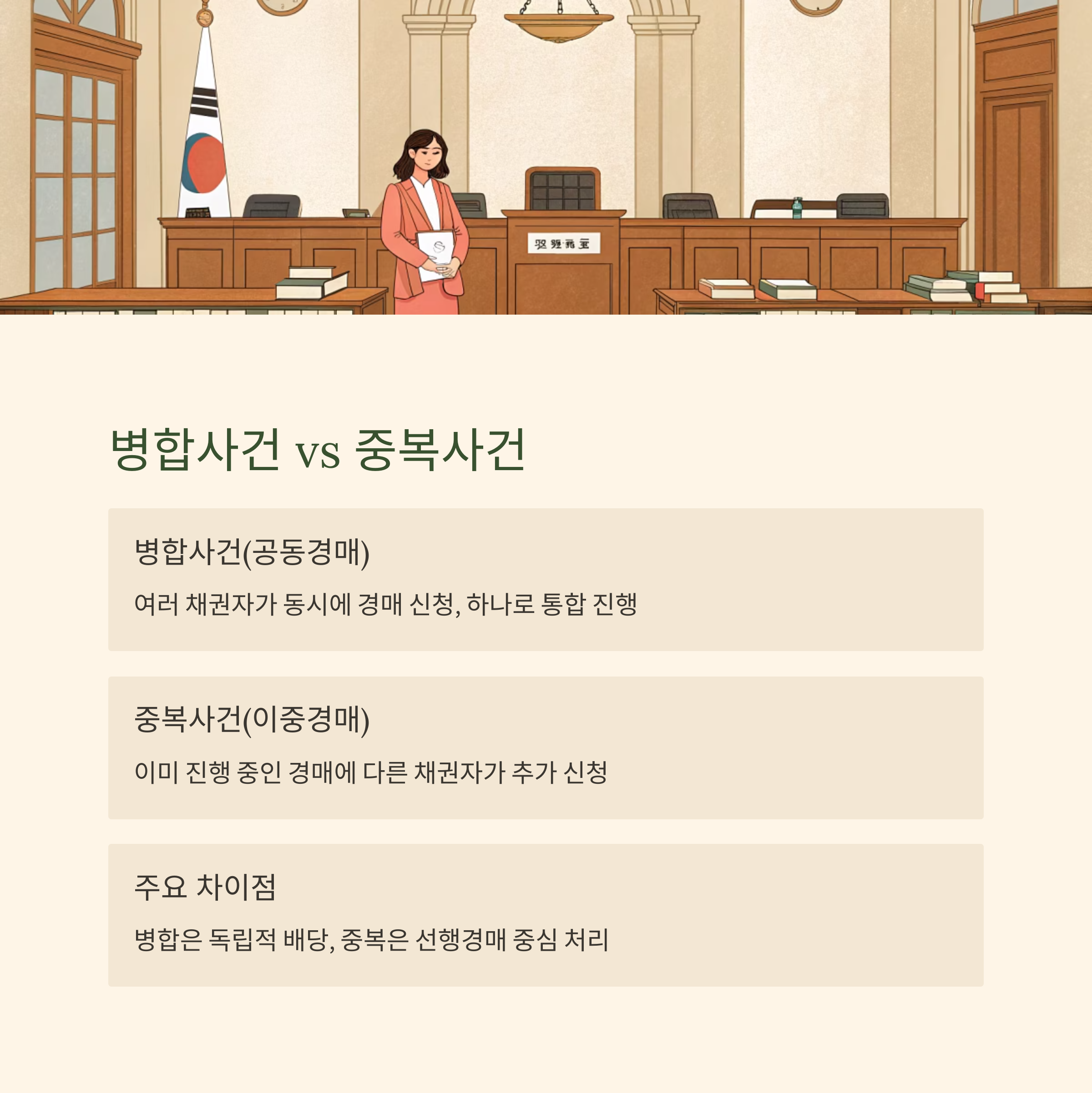 경매 모사건 낙찰