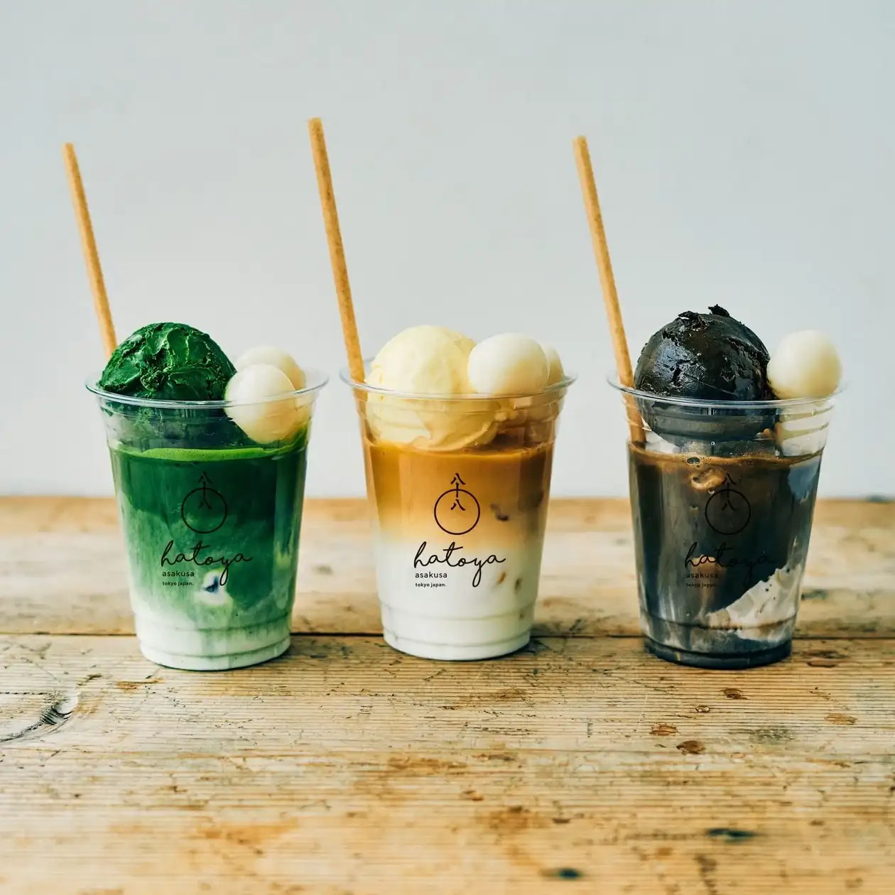 하토야 아사쿠사(도부 철도 아사쿠사역)｜농후한 말차 라떼