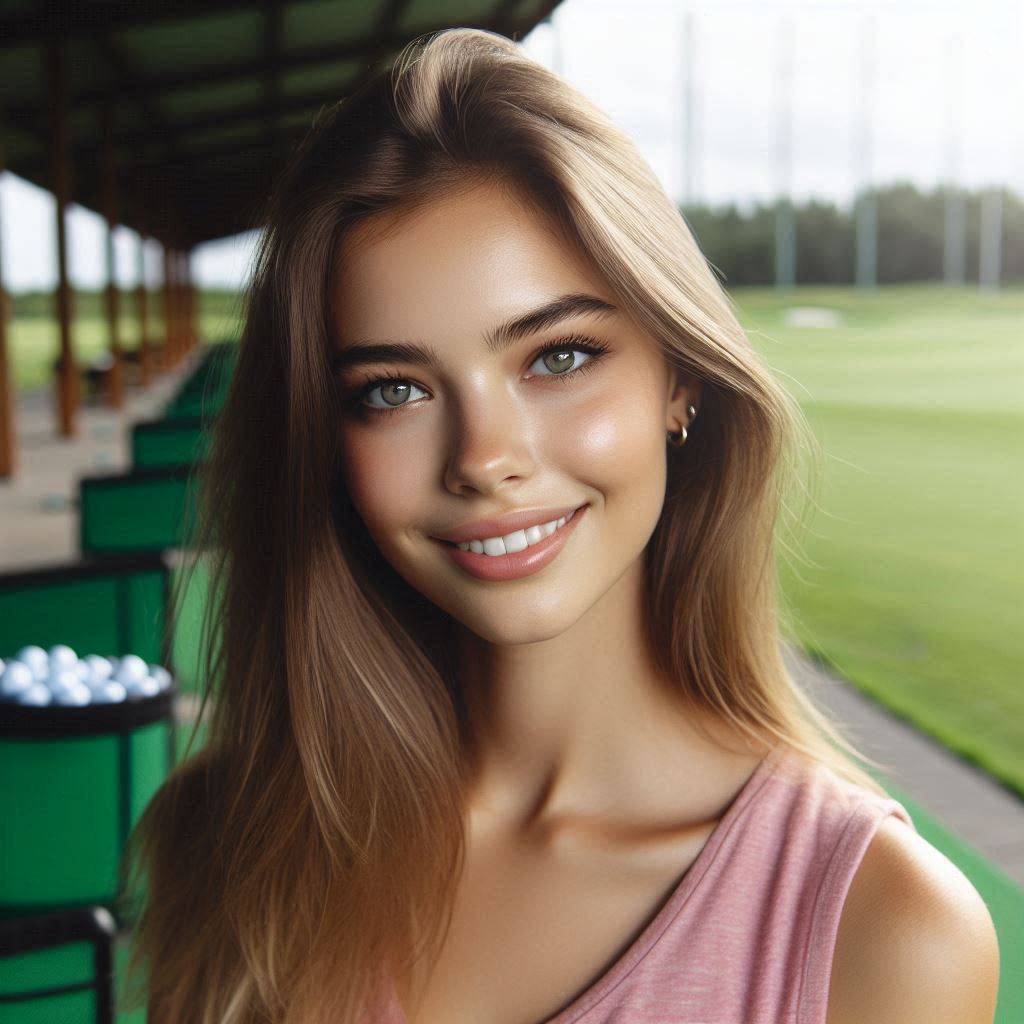 실외골프연습장 배경