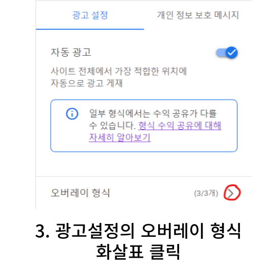 전면광고 게재빈도