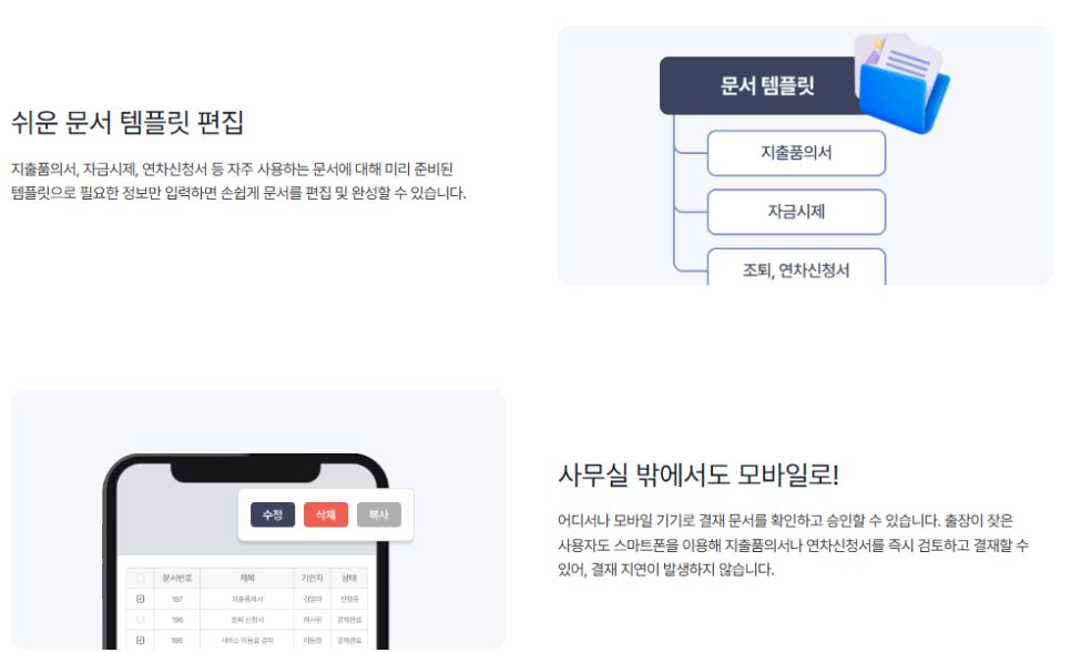 ERP와 협업툴을 하나로, 얼마에요 웍스