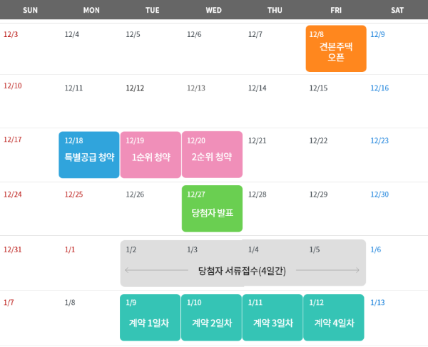 청약일정