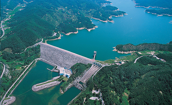 안동댐 전경사진