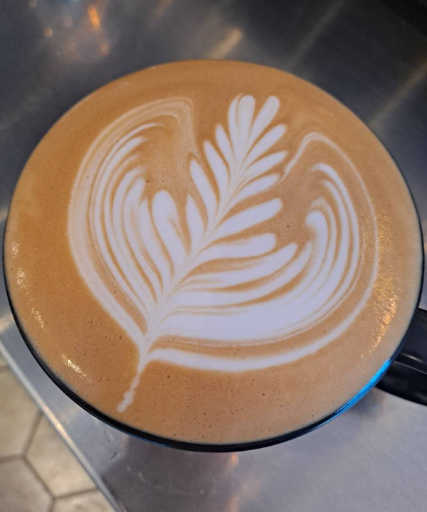 라떼아트 안정적인 로제타