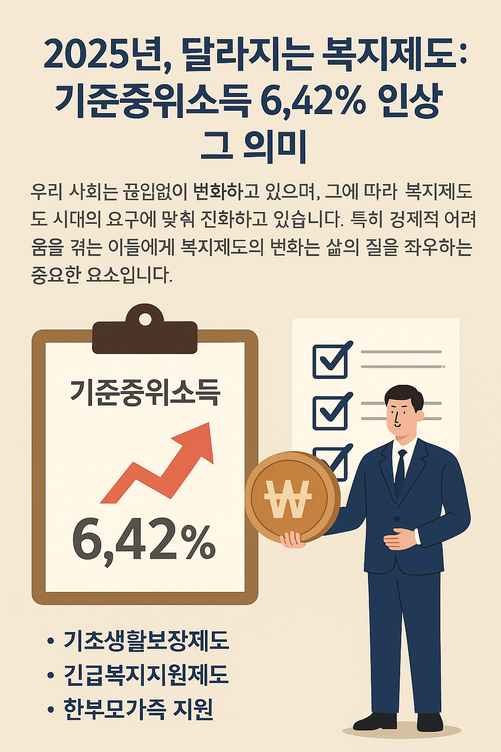 2025년 달라지는 복지제도