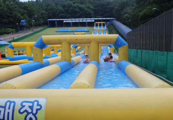 안산 물썰매장 워터슬라이드