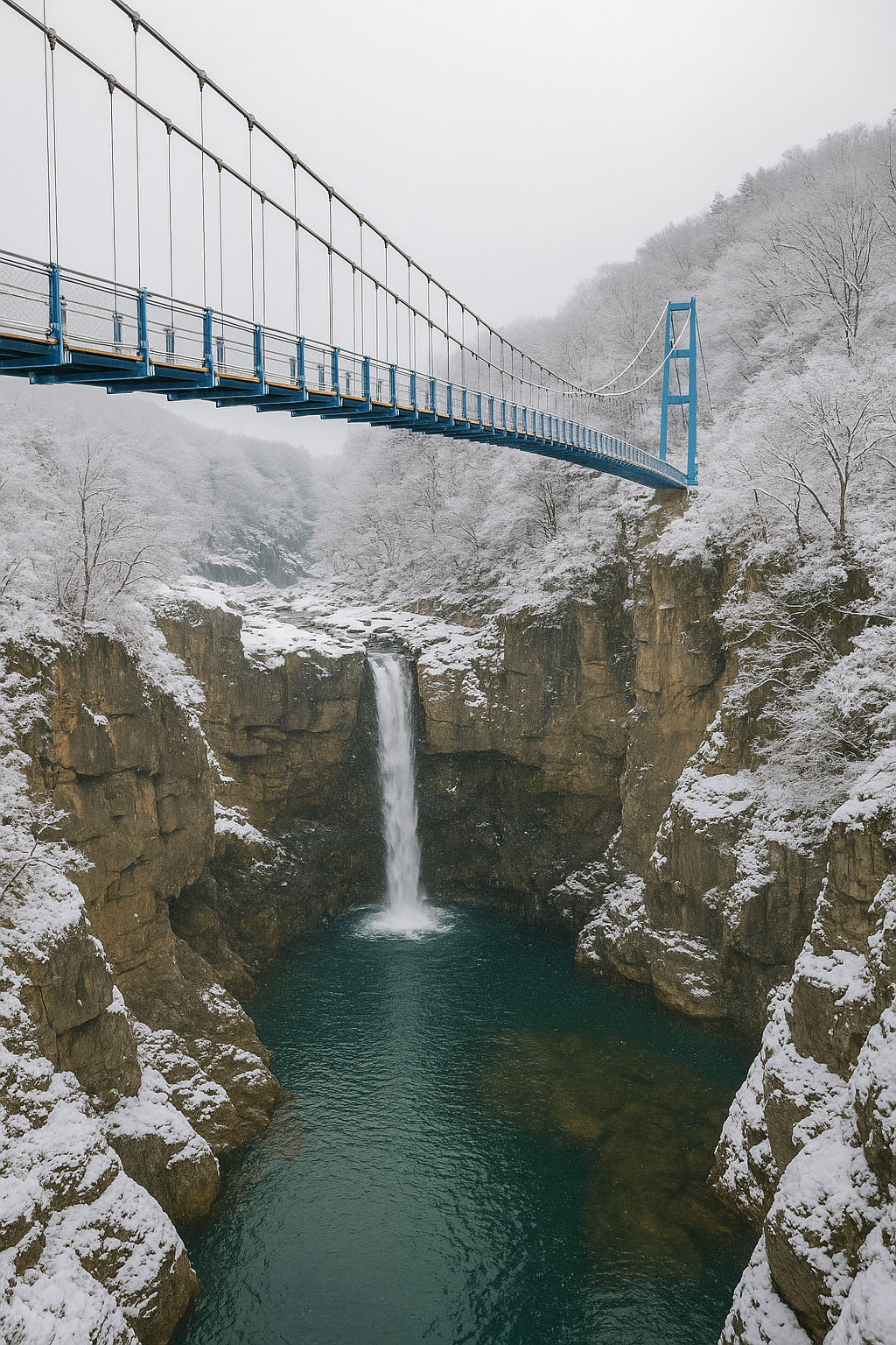 경기 포천 &lsquo;한탄강 하늘다리 &amp; 비둘기낭폭포&rsquo;