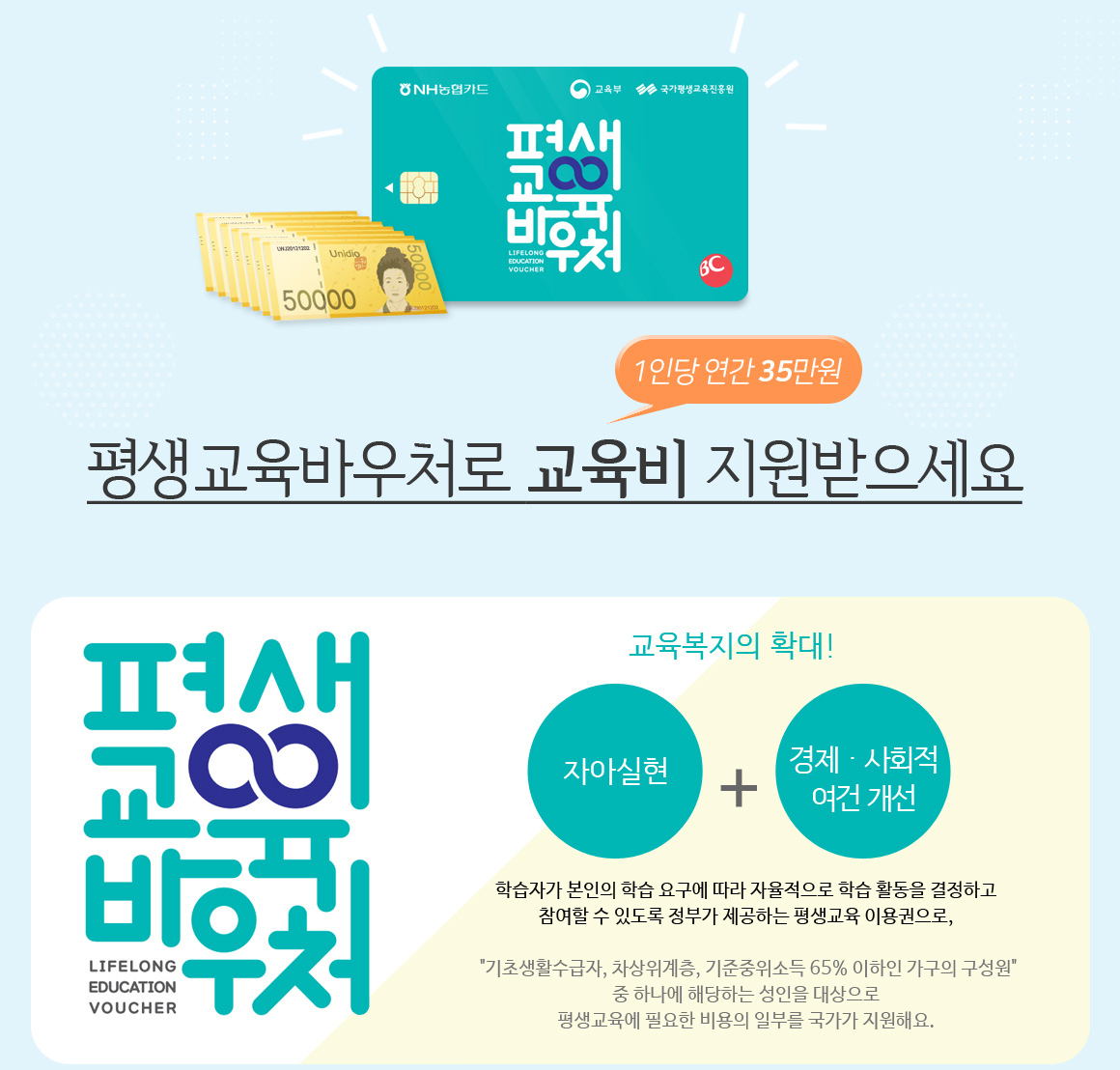 평생교육 바우처 홈페이지 바로가기