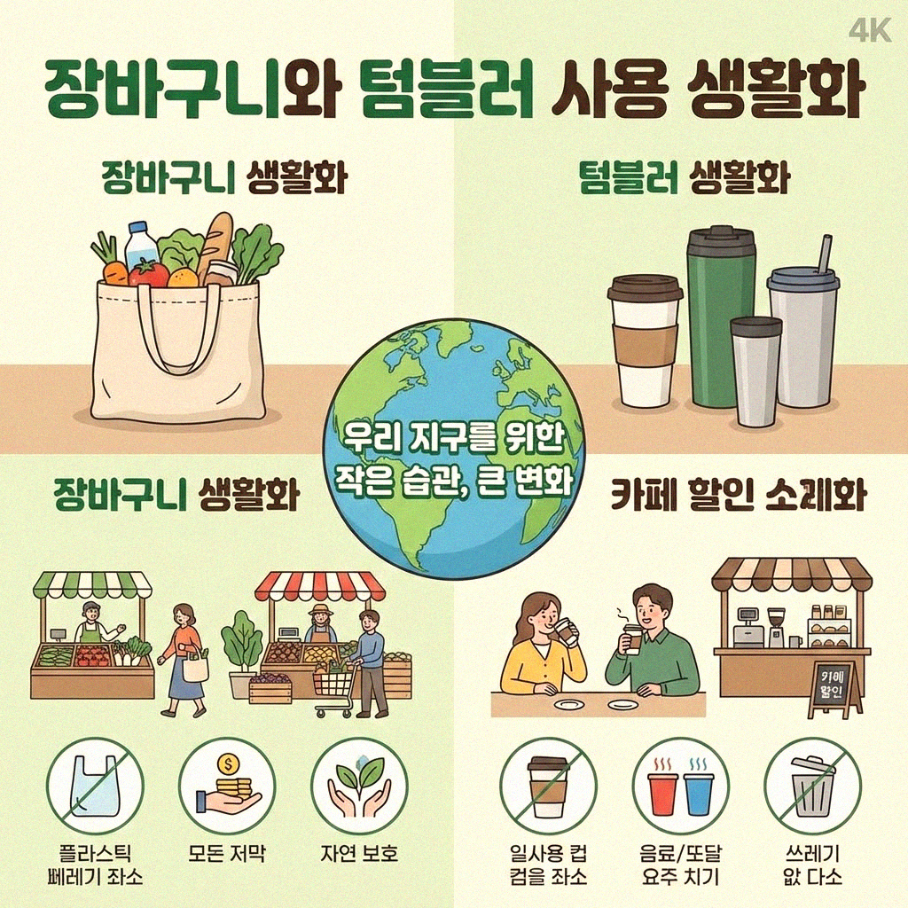 함께 만들어가는 조금 더 가벼운 일상 일회용품 줄이기