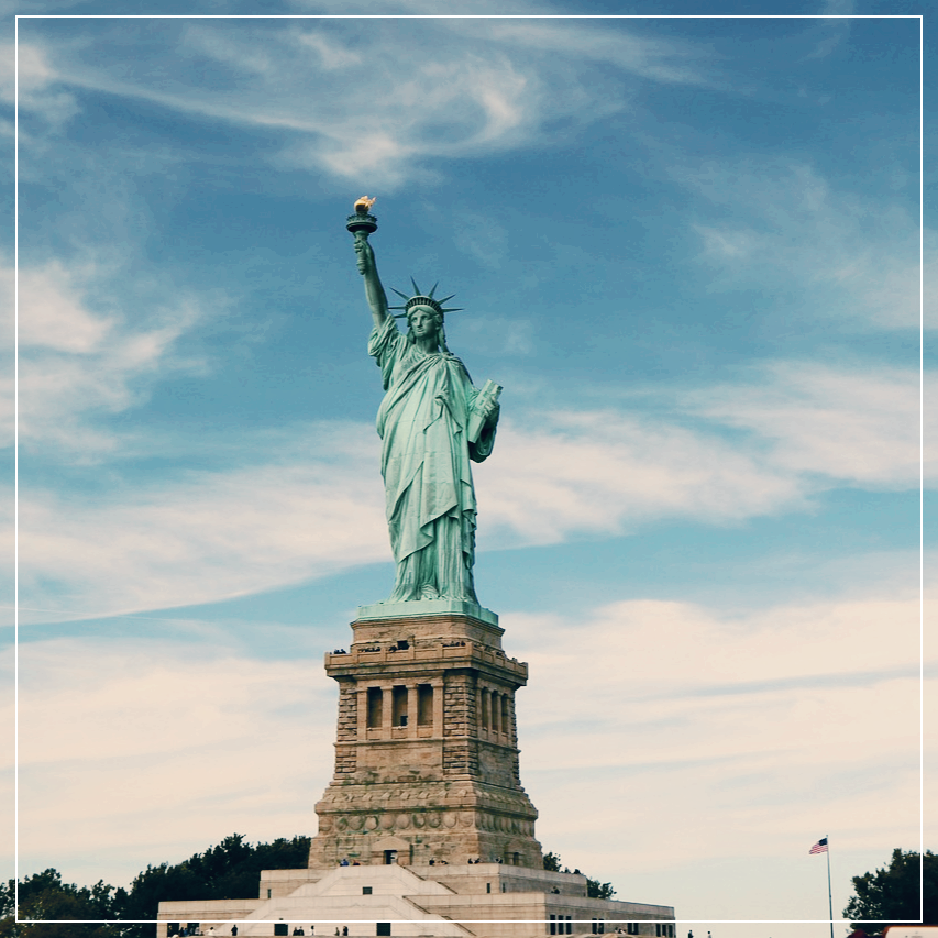 자유의 여신상의 모습