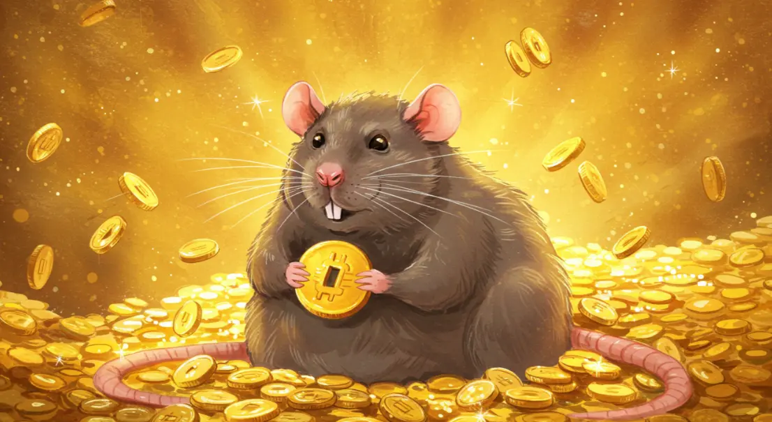 큰 쥐가 금화를 입에 물고 집 안으로 들어오는 꿈