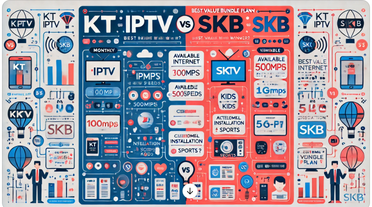 KT IPTV vs SKB