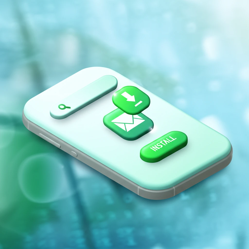 네이버 메일 앱 설치와 VIP 알림 ..