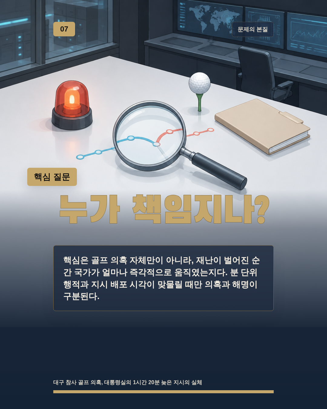 누가 책임지나?