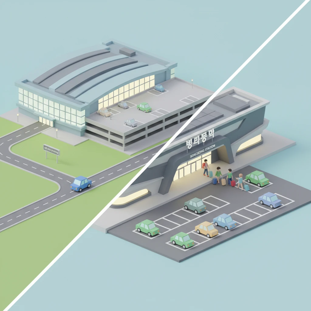 송정역 공영주차장 요금 감면 대상과 ..