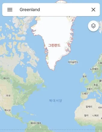 그린란드 지도 위치 인구 면적 덴마크 여행_8