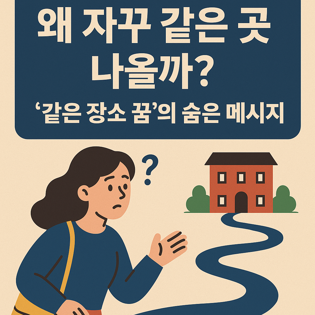 같은 장소에 가는 꿈 이미지