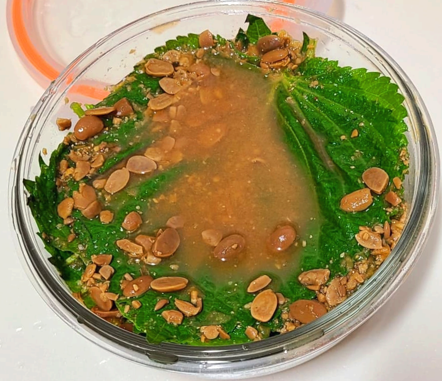된장깻잎장아찌 만들기 /깻잎장