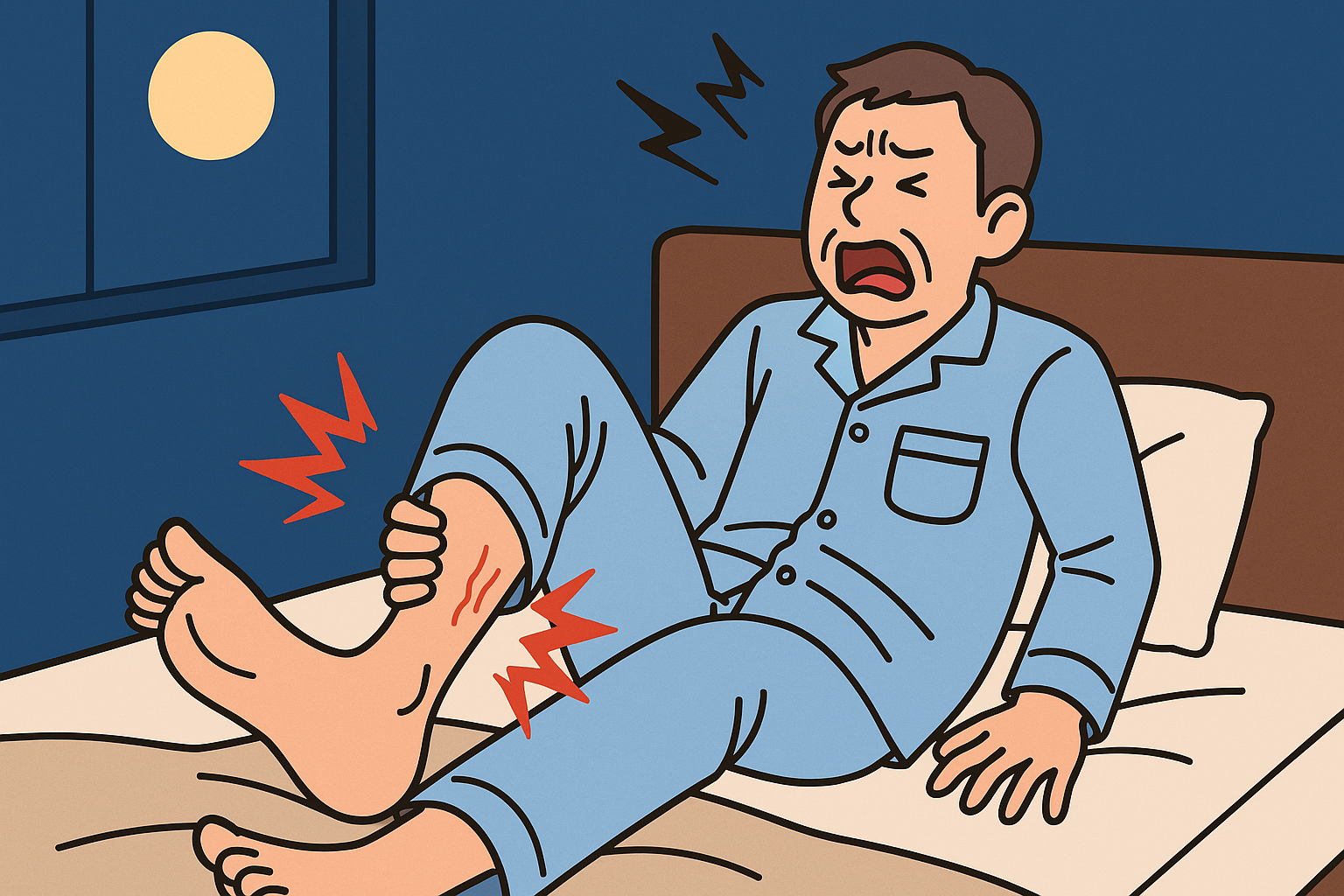 잘 때 종아리에 쥐 나는 이유와 예방법 총정리