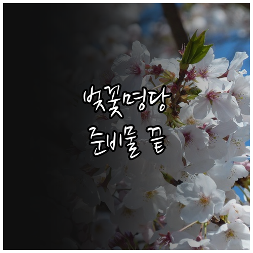 장자호수공원 아차산 자락길 벚꽃 나들..