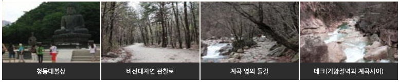 공룡능선 코스(소공원 ~ 비선대 구간)