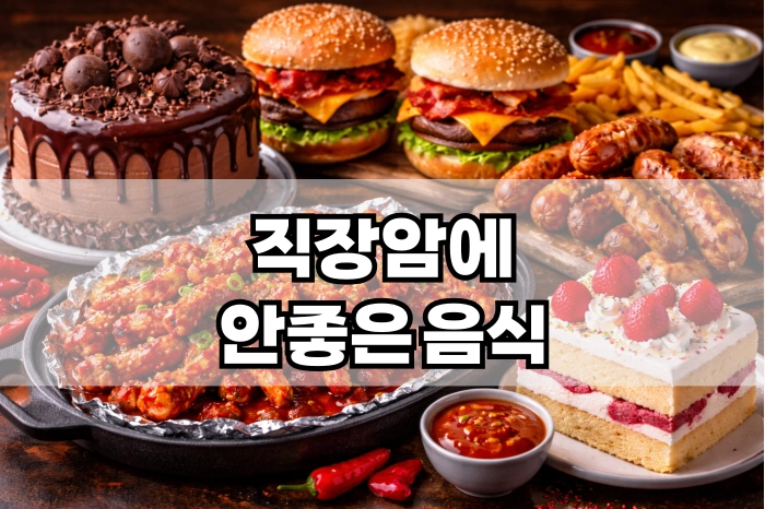 직장암에 안좋은 음식