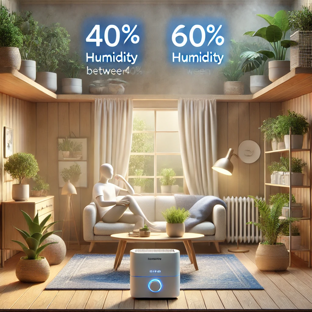 이상적인 습도는 40%~60%