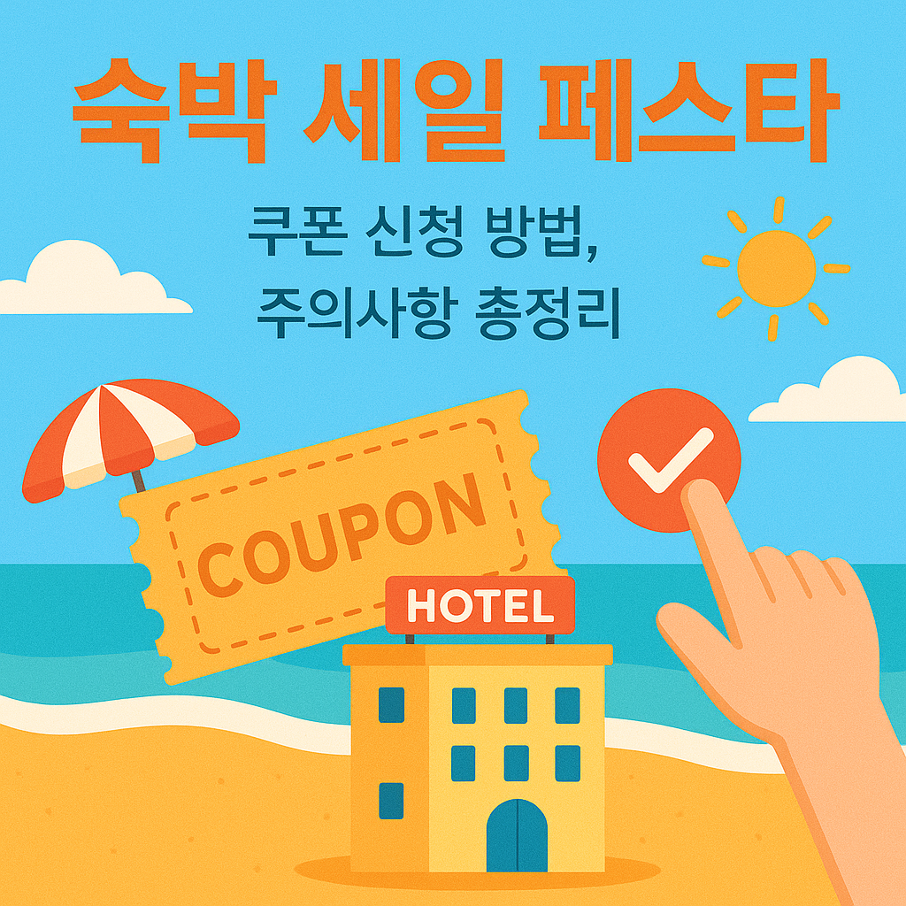 숙박 세일 페스타 안내문