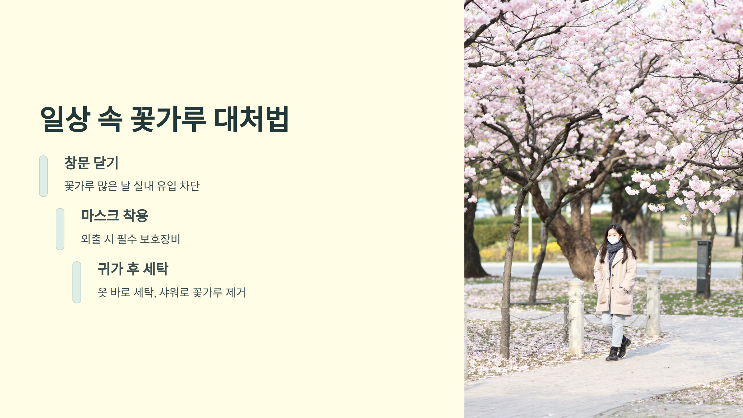 일상 속 꽃가루 대처법