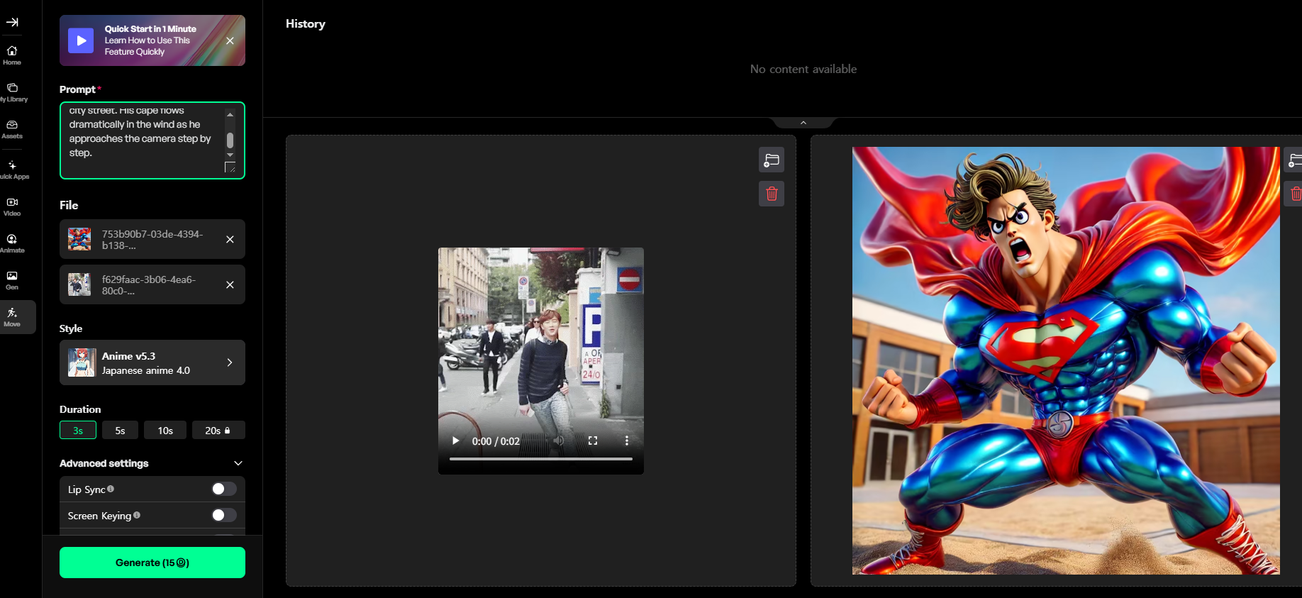 드라마 짤 영상, 애니메이션 캐릭터 모션 변환하는 방법 (Domo AI 활용법) AI로 밈 영상을 애니메이션 변환 지브리 스타일
