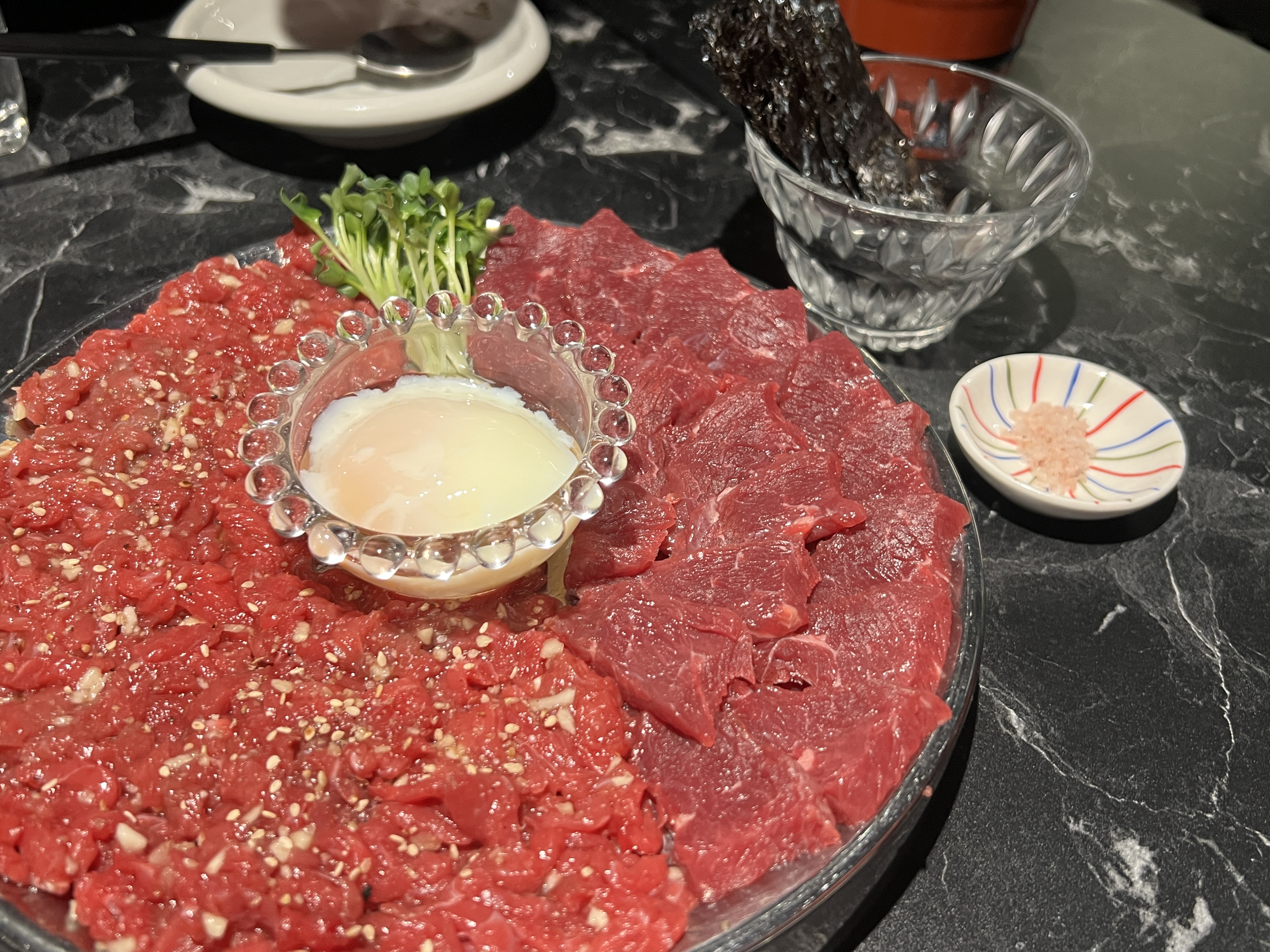 대가육회 육회 뭉티기 반반세트