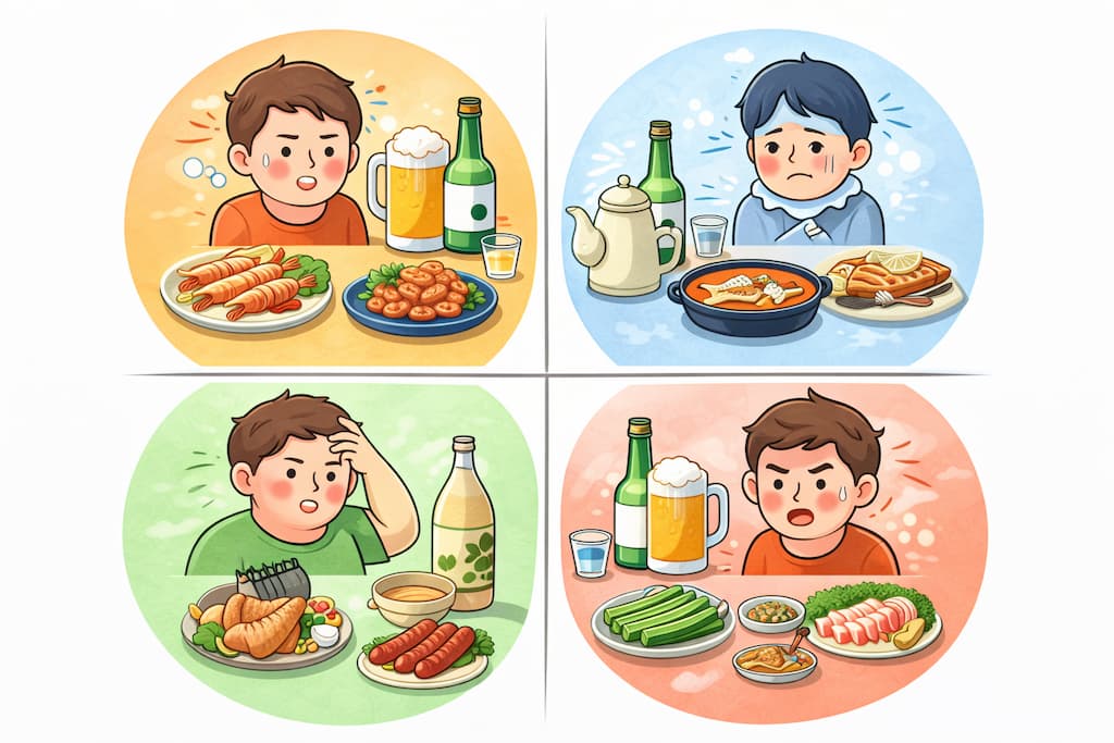 소양인 소음인 태음인 태양인 체질별 술과 안주 추천 정리