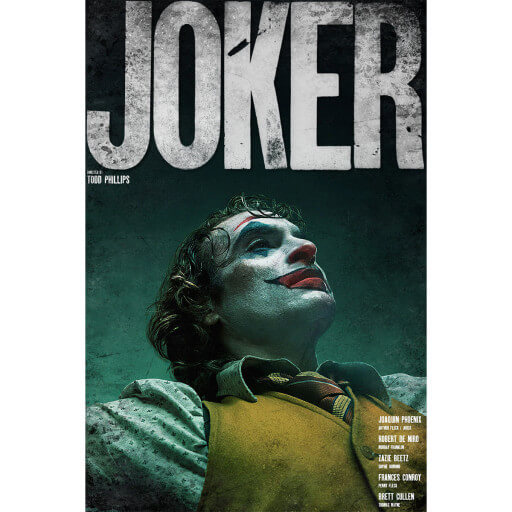 조커가 허공을 응시하는 모습