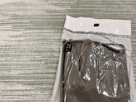 생활공작소 고무장갑 포장 사진