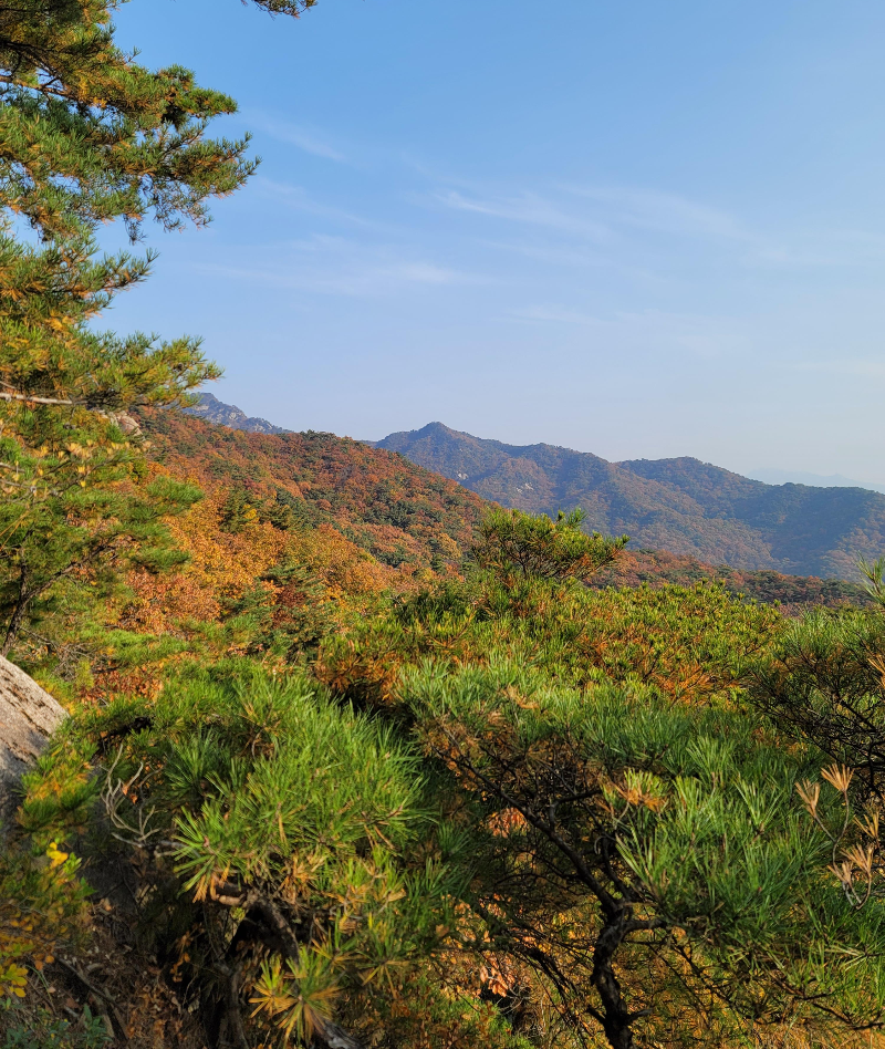 북한산 가을 풍경