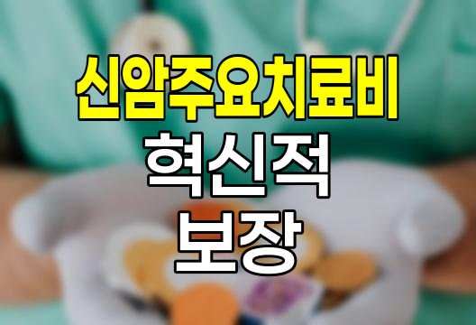 롯데손해보험 신암주요치료비의 혁신적 보장 체계