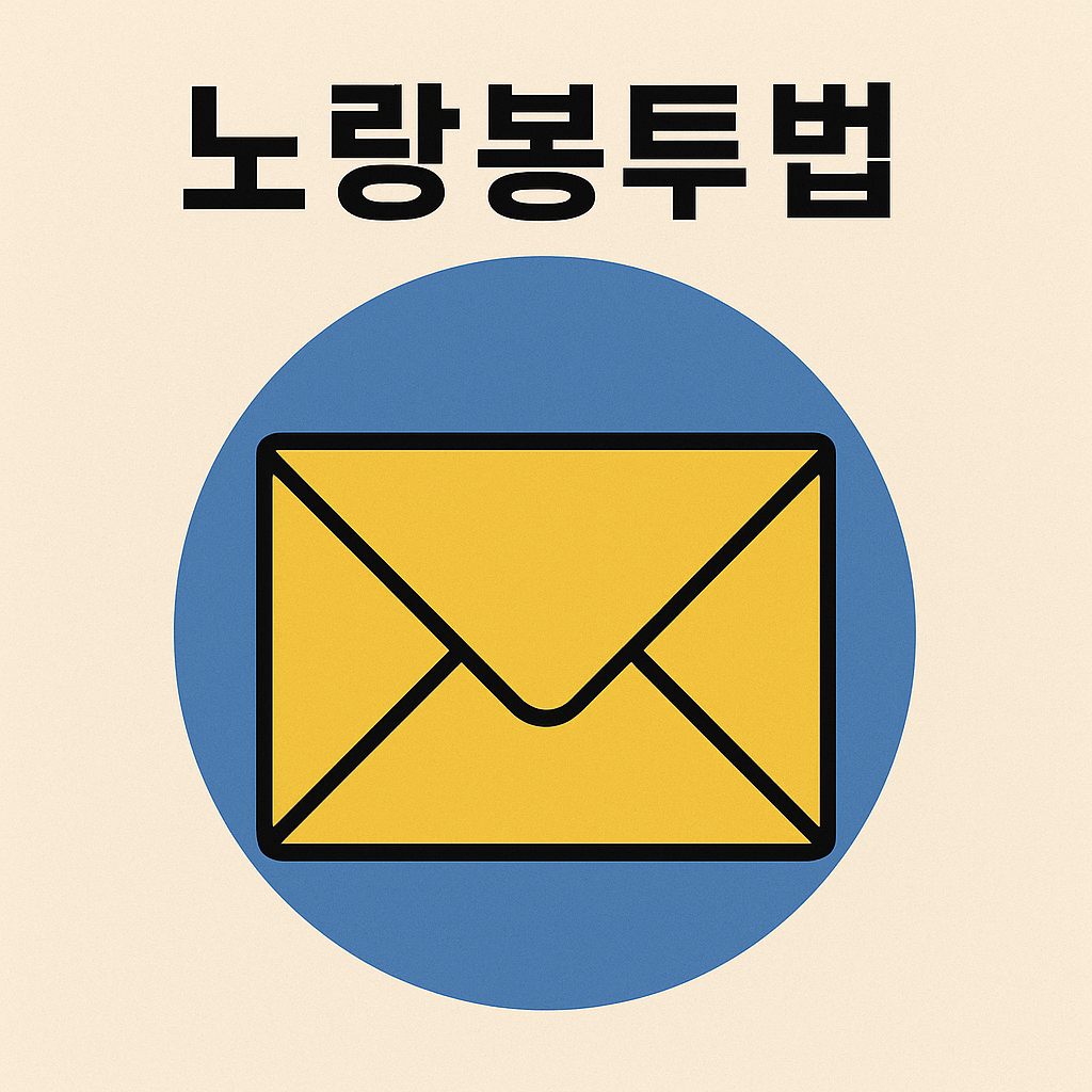 노랑봉투법 뜻 사진