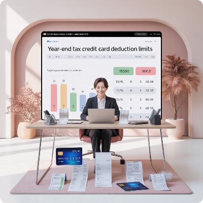 연말정산 카드공제 한도 이미지