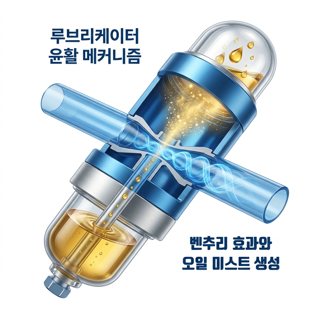 공기압 루브리케이터 보수점검 및 고장 대책 구동부 수명을 늘리는 정밀 윤활 관리 전략