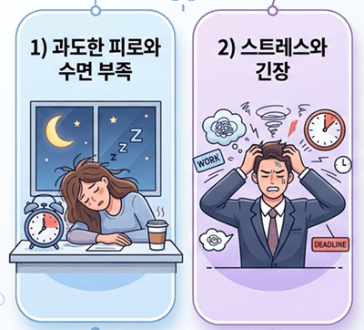 눈밑이 떨리는 증상